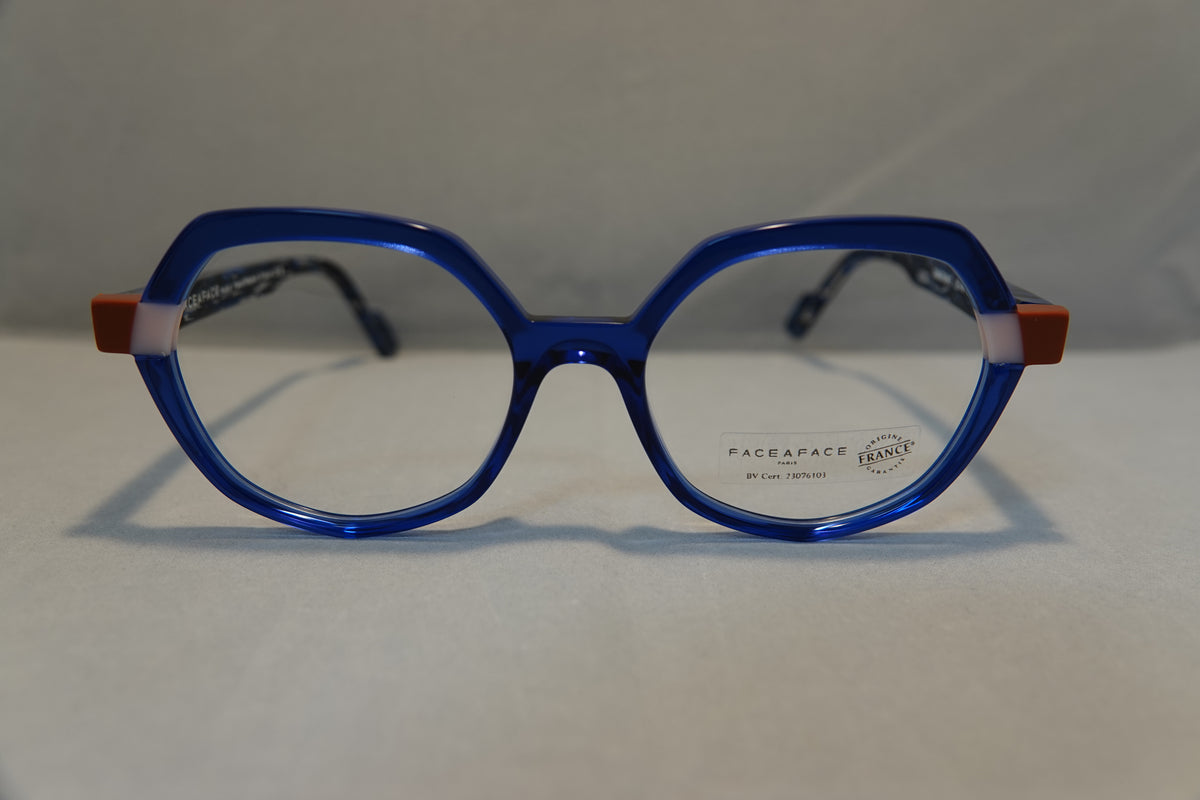 FACE À FACE TANGRAM 2 Blue Eyeglasses | Ann's Eyewear
