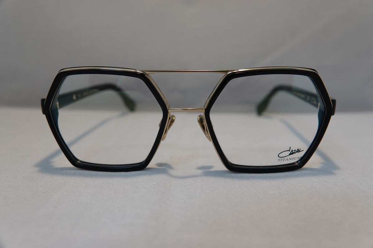CAZAL 5025 Black & Gold Eyeglasses | Ann's Eyewear