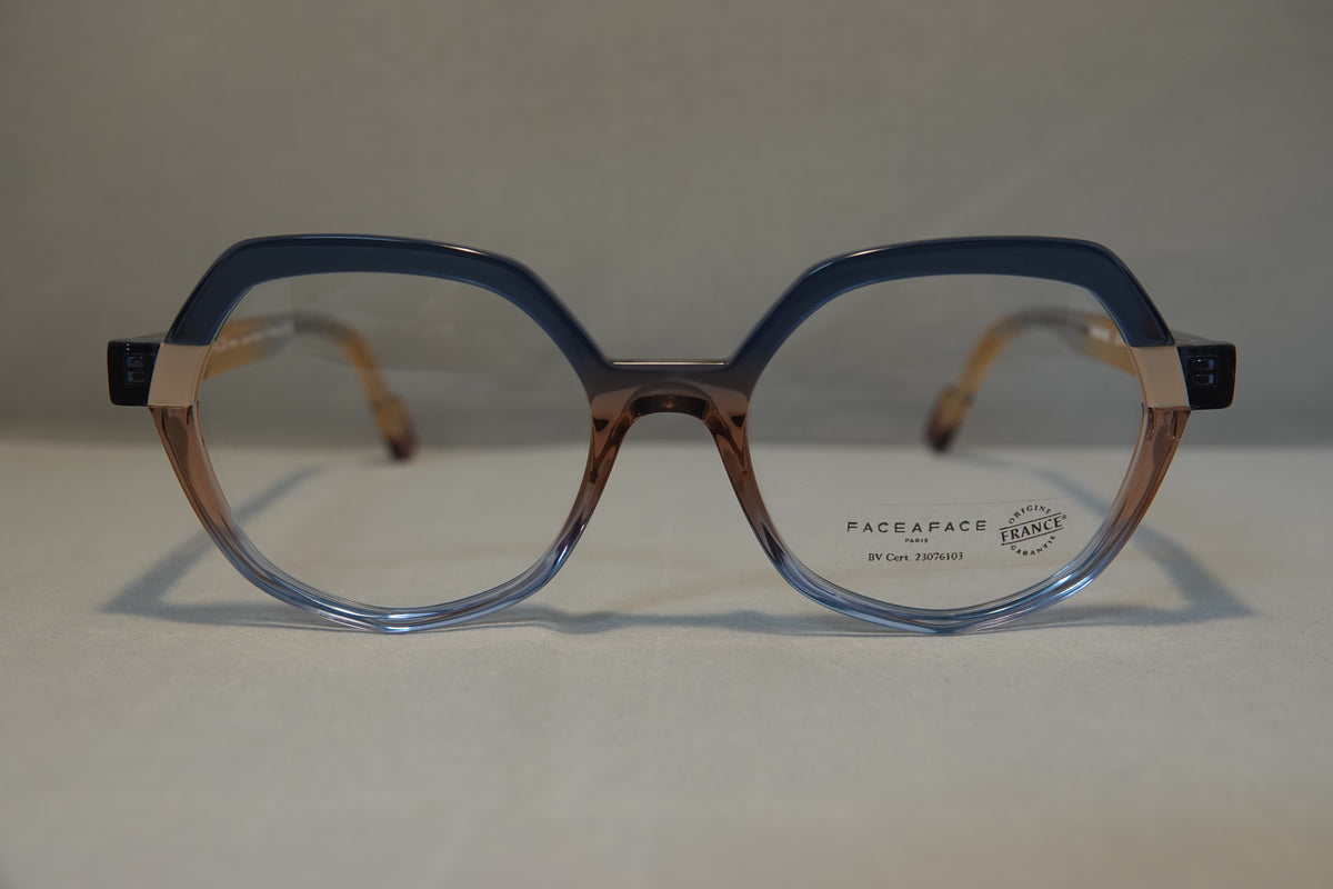 FACE À FACE TANGRAM 2 Blue Eyeglasses | Ann's Eyewear