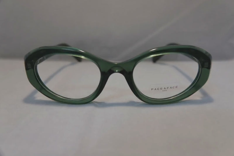 FACE À FACE ASAP Olive Green Eyeglasses | Ann's Eyewear